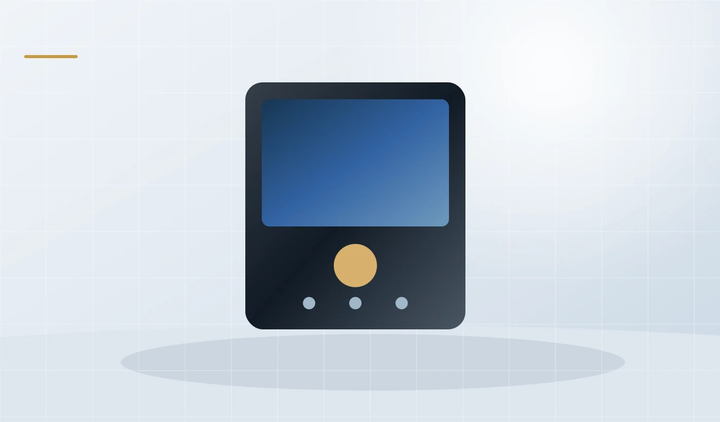 Conceptual illustration for Biometric Attendance & Door Access
