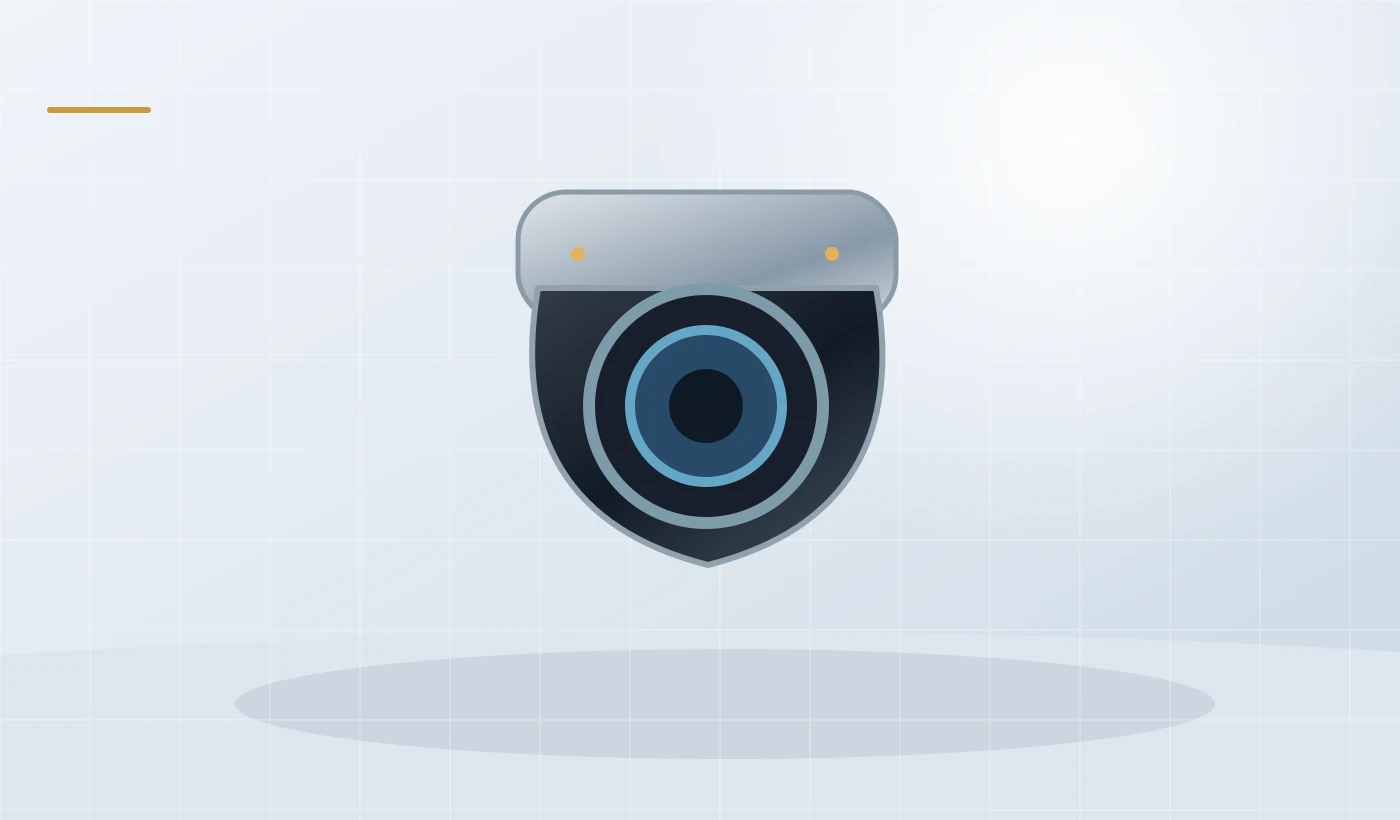 Illustration of cctv & video surveillance