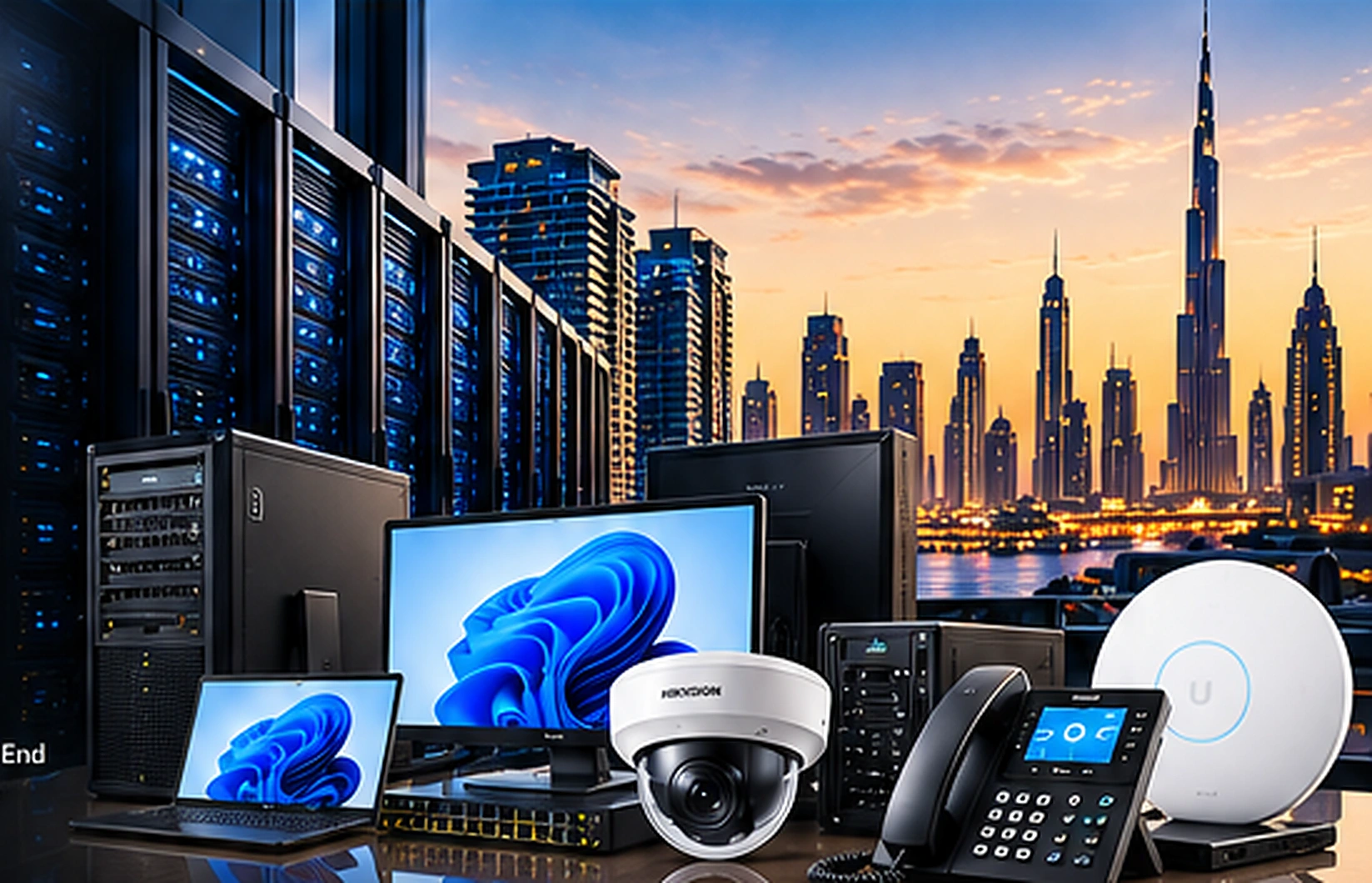 Computers, servers, IP telephony and business IT hardware