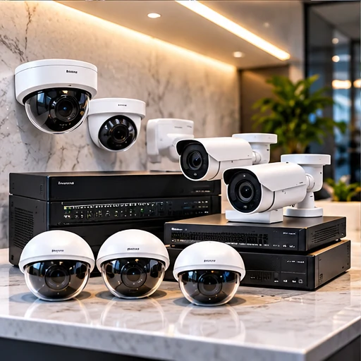 Illustrative technology scene for CCTV & Access Control